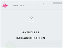 Tablet Screenshot of cafe-stalder.ch